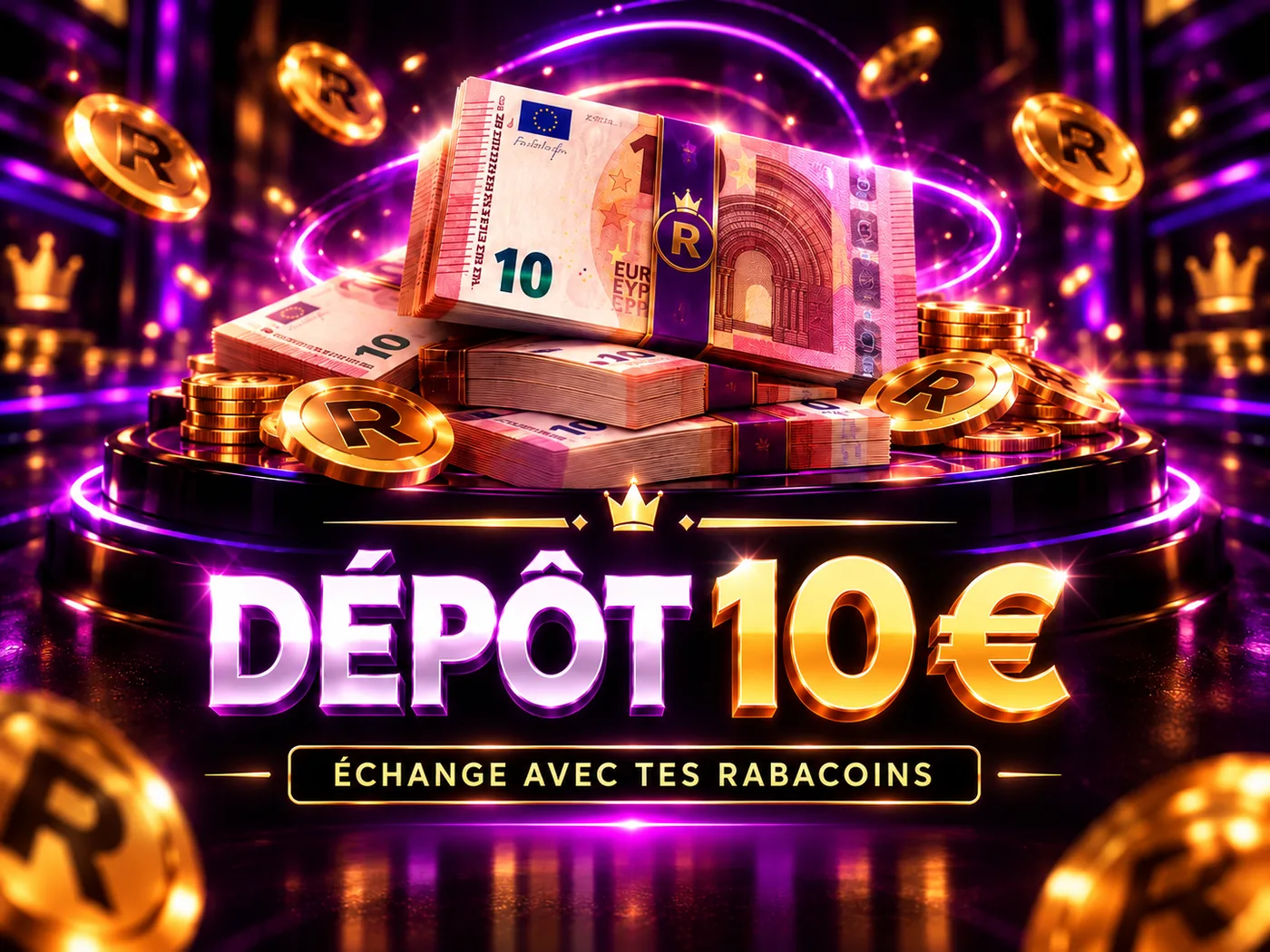 Dépôt de 10 euros