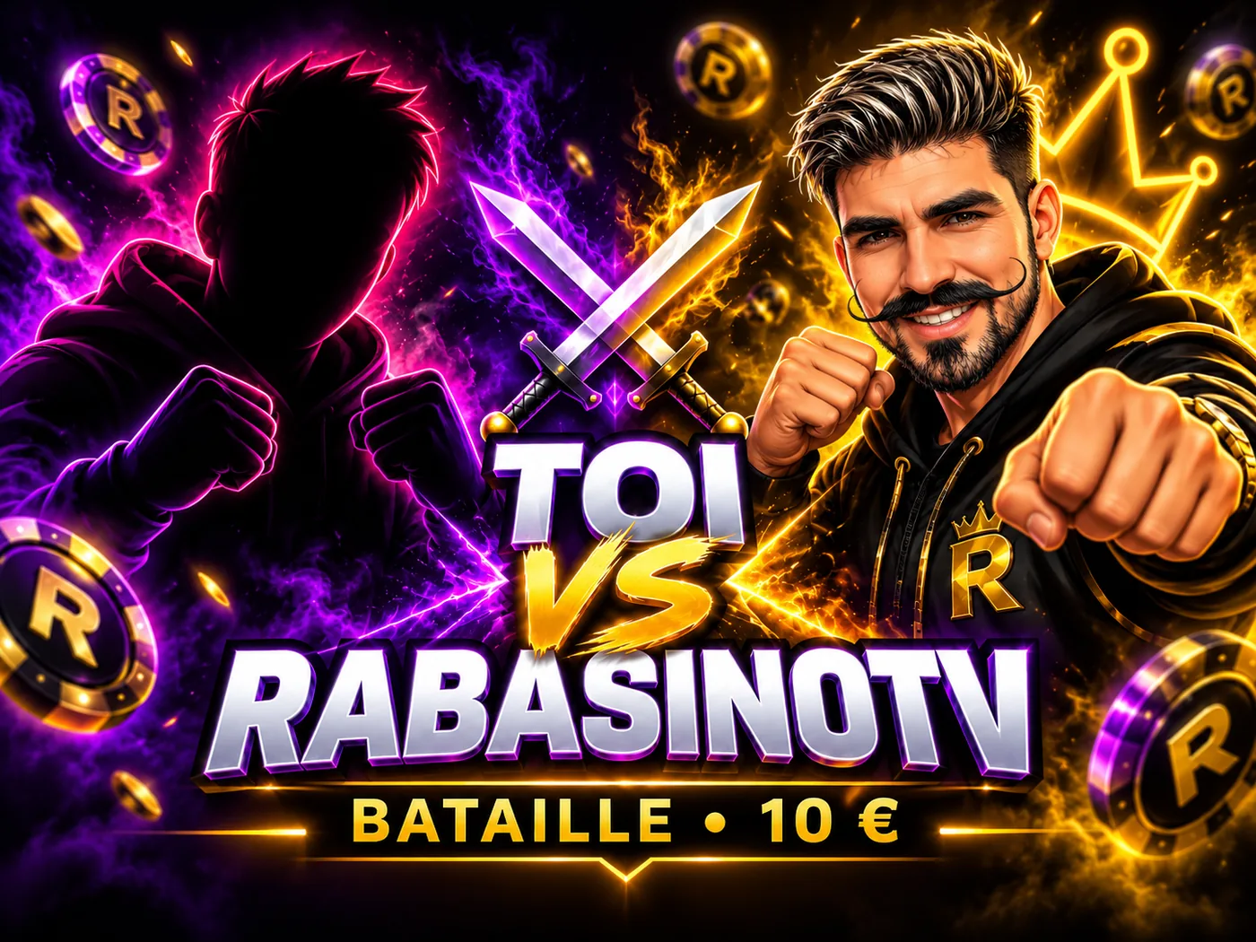 Bataille contre RabasinoTV 10 €