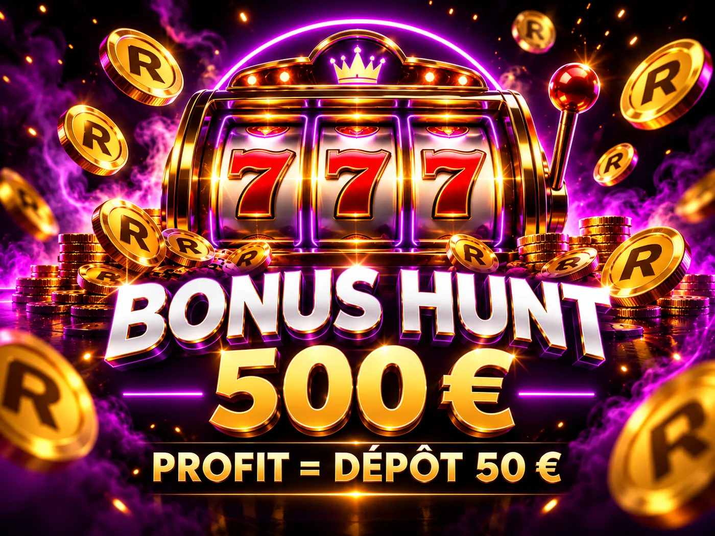 Bonus Hunt 500 € — Profit = dépôt 50 €