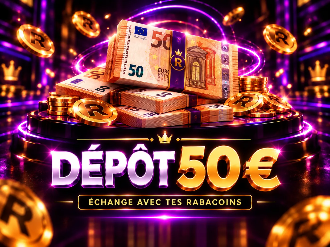 Dépôt de 50 euros